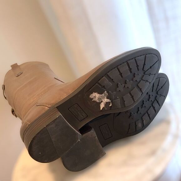 Sam Edelman Grey Penny Riding Boots Size 5.5M - Picture 12 of 16